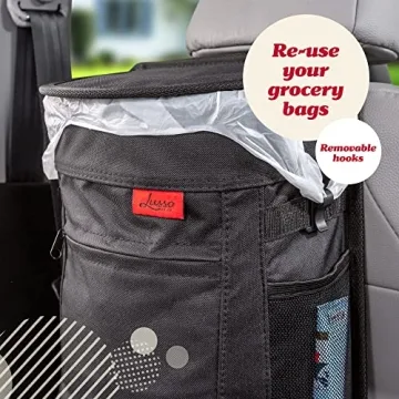 Spill-Proof Car Trash Can - 2 Pack for Clean Vehicles