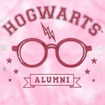 Harry Potter Girls Pajama Set - Cozy Sleepwear in Pink Tie Dye