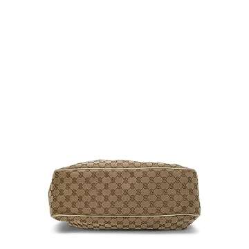 Gucci Pre-Loved GG Canvas Sukey Large Handbag in Cream