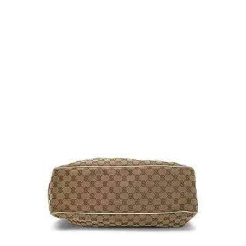 Gucci Pre-Loved GG Canvas Sukey Large Handbag in Cream