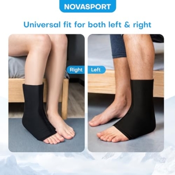 NOVASPORT Ankle Ice Pack for Hot & Cold Therapy Relief