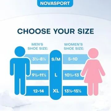 NOVASPORT Ankle Ice Pack for Hot & Cold Therapy Relief