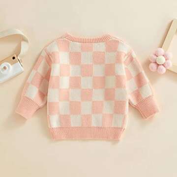 BemeyourBBs Toddler Baby Knit Sweater Soft Warm Outfit