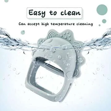 Baby Teething Toys, Teething Toys, Teethers for Babies 3-6 Months, Baby Chew Toys, BPA Free Teether Mitten with Soft Texture for Sensory Exploration and Itching Teething Relief