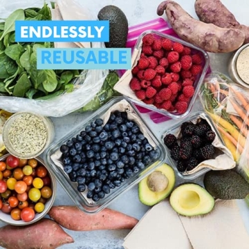 Wean Green Kitchen Set Glass Food Storage Variety Pack 8 Containers