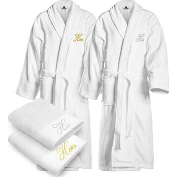 Luxurious SPA Bathrobes Set for Ultimate Comfort