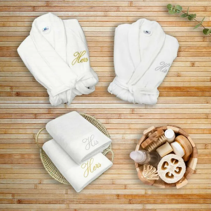 Luxurious SPA Bathrobes Set for Ultimate Comfort