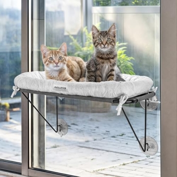 Window Cat Perch for Indoor Cats - Cat Hammock for Window, Heavy Duty Cat Window Perch, Cat Shelf Wi...