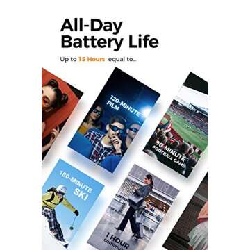 OCOOPA Hand Warmers Rechargeable, 15hrs Electric Hands Heater, 10000 mAh HandWarmer Portable Charger, 3 Levels Heating, Perfect for Golf, Hunting, Camping Gifts, H01