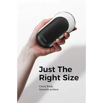 OCOOPA Hand Warmers Rechargeable, 15hrs Electric Hands Heater, 10000 mAh HandWarmer Portable Charger, 3 Levels Heating, Perfect for Golf, Hunting, Camping Gifts, H01