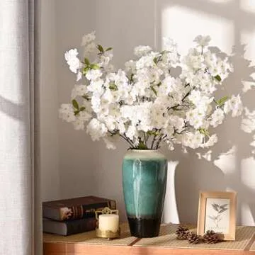 Sunm Boutique White Cherry Blossom Flowers Set of 3