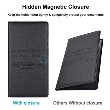 Cacturism Car Registration Holder for Essential Documents