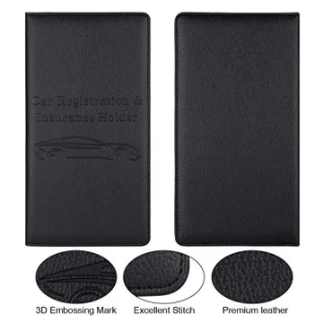 Cacturism Car Registration Holder for Essential Documents