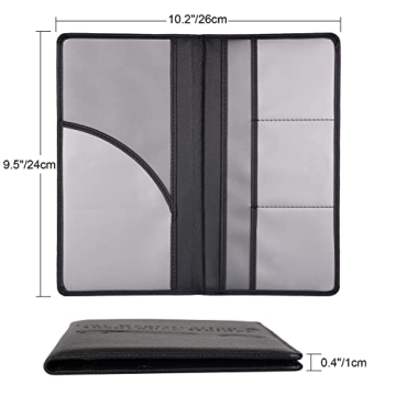 Cacturism Car Registration Holder for Essential Documents