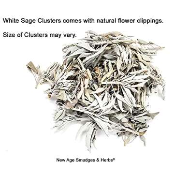 1 LB Premium Organic California White Sage for Cleansing