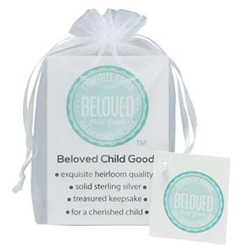 Beloved Child Goods Sterling Silver Baby Ring, 2mm Domed Band in a Size 1, Beautifully Gift Packaged...