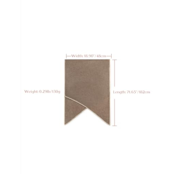 GOELIA 100% Pure Cashmere Scarf For Women Parallelogram Apricot Lightweight Spring Scarf For Women Cashmere Wraps Cashmere Scarf Women Gift Valentine's Day