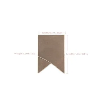 GOELIA 100% Pure Cashmere Scarf For Women Parallelogram Apricot Lightweight Spring Scarf For Women Cashmere Wraps Cashmere Scarf Women Gift Valentine's Day