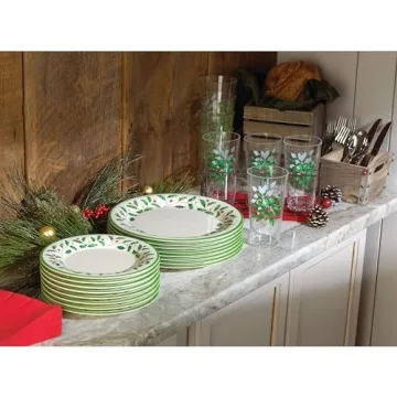 Lenox Holiday 4-Piece Melamine Dinner Plate Set