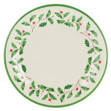 Lenox Holiday 4-Piece Melamine Dinner Plate Set
