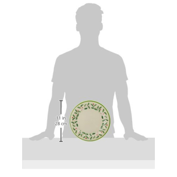 Lenox Holiday 4-Piece Melamine Dinner Plate Set