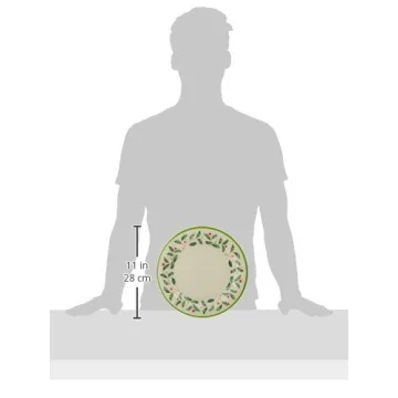 Lenox Holiday 4-Piece Melamine Dinner Plate Set