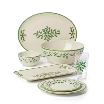 Lenox Holiday 4-Piece Melamine Dinner Plate Set