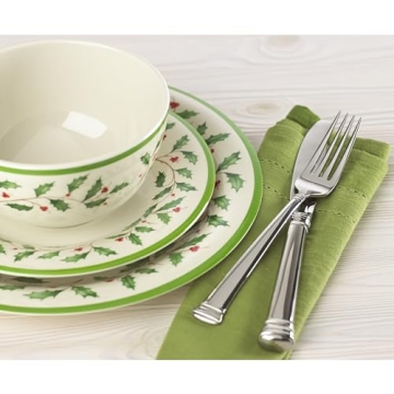 Lenox Holiday 4-Piece Melamine Dinner Plate Set