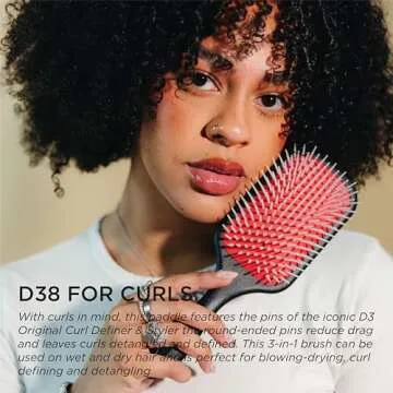 Denman Paddle Hair Brush for Effortless Detangling