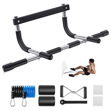 ALLY PEAKS Pull Up Bar Thickened Steel Pipe Super Heavy Duty Steel Frame Upper Workout Bar| Multi-Gr...