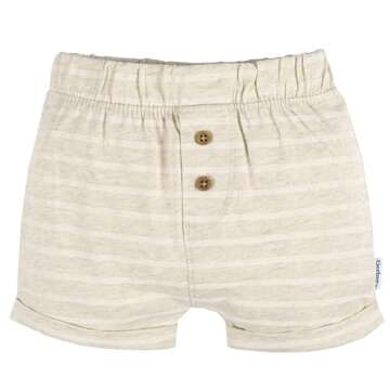 Gerber Baby 3-Pack Knit Shorts: Trendy and Comfortable for Toddlers!