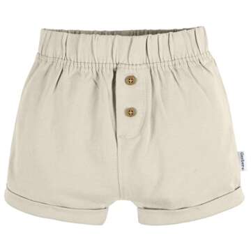 Gerber Baby 3-Pack Knit Shorts for Boys & Girls