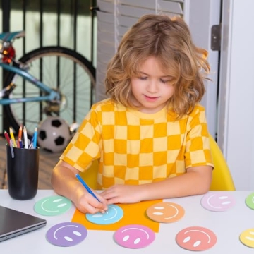 AgincBerry Colorful Smile Face Sticky Notes 30PCS