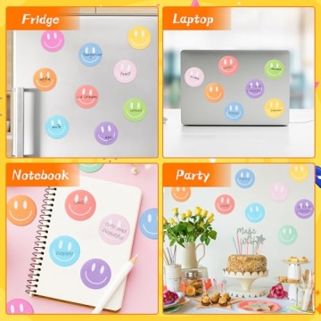 AgincBerry Colorful Smile Face Sticky Notes 30PCS