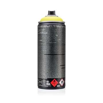 Montana Cans Montana BLACK 400ml Color, Infra Yellow Spray Paint, 13.5 Fl Oz (Pack of 1)
