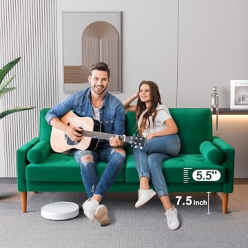 Find Comfort with Vesgantti Green Velvet Couch