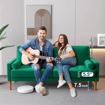 Find Comfort with Vesgantti Green Velvet Couch