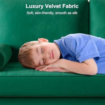 Find Comfort with Vesgantti Green Velvet Couch