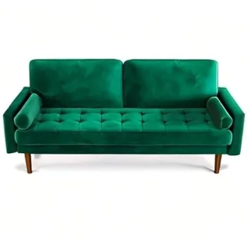 Find Comfort with Vesgantti Green Velvet Couch