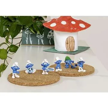 Schleich Smurfs, Collectible Retro Toys and Figurines for All Ages, Dimwitty Smurf Figure