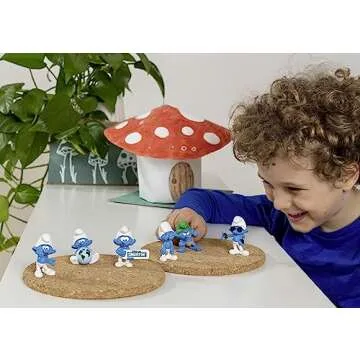 Schleich Smurfs, Collectible Retro Toys and Figurines for All Ages, Dimwitty Smurf Figure