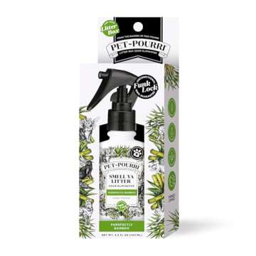 Pet-Pourri Smell Ya Litter Box Odor Freshener Spray, Purrfectly Bamboo, 3.4 Fl Oz - Bamboo (Veterinarian Recommended)