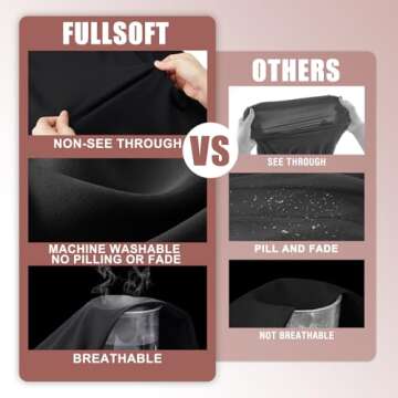 FULLSOFT Plus Size Biker Shorts for Women-High Waist X-Large-4X Tummy Control with Pockets Workout Shorts for Yoga