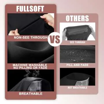 FULLSOFT Plus Size Biker Shorts for Women-High Waist X-Large-4X Tummy Control with Pockets Workout Shorts for Yoga