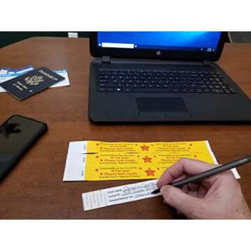 Children Safety ID Wristband Waterproof Reusable 6 Pack