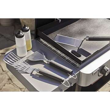 Weber Griddle Essential 5 Piece Tool Set for Perfect Outdoor Cooking