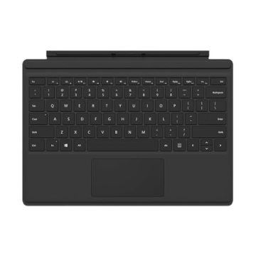 Microsoft Surface Pro 4, 5, 6, 7 Keyboard - Black (Renewed)