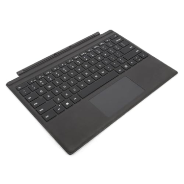 Microsoft Surface Pro 4, 5, 6, 7 Keyboard - Black (Renewed)