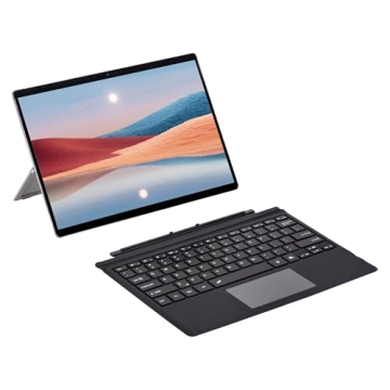 Microsoft Surface Pro 4, 5, 6, 7 Keyboard - Black (Renewed)