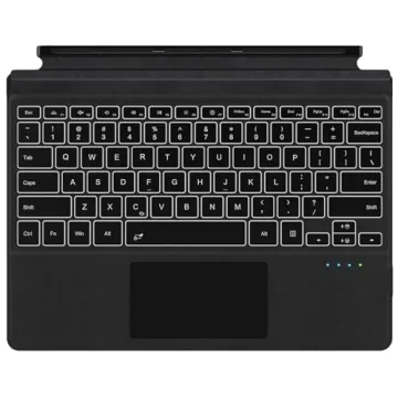 Microsoft Surface Pro 4, 5, 6, 7 Keyboard - Black (Renewed)